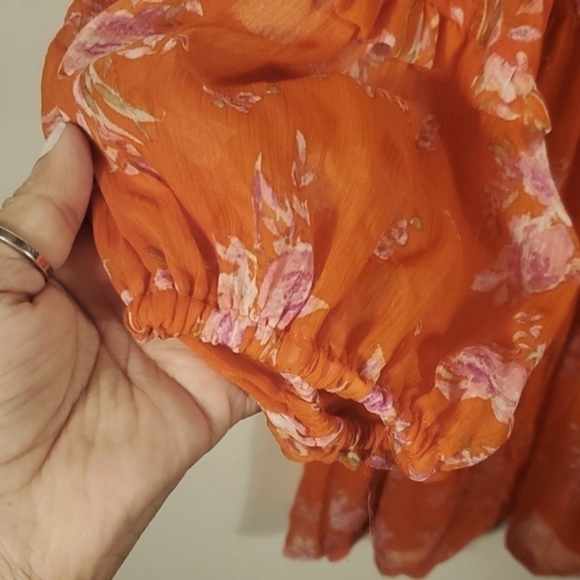 VINCE CAMUTO Orange THREE TIER DRESS SIZE 2XL NWTG - Picture 7 of 15